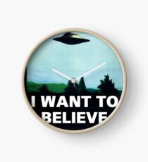 X FILES Clock