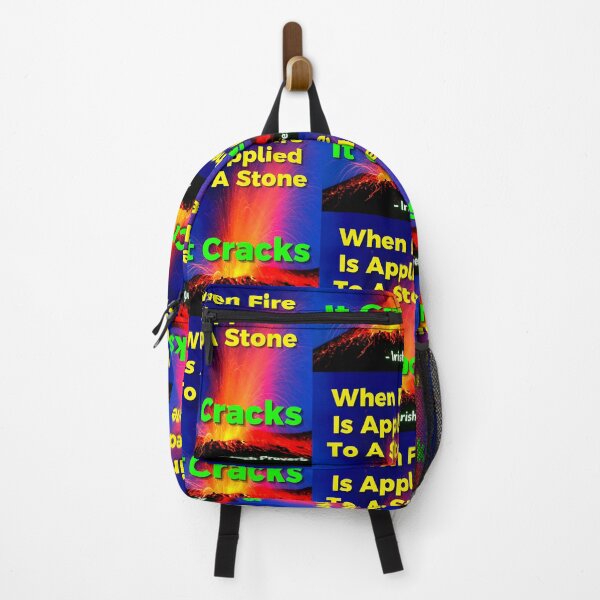 Item preview, Irish Proverb - When Fire Is Applied To A Stone It Cracks designed and sold by IrishProverbs.