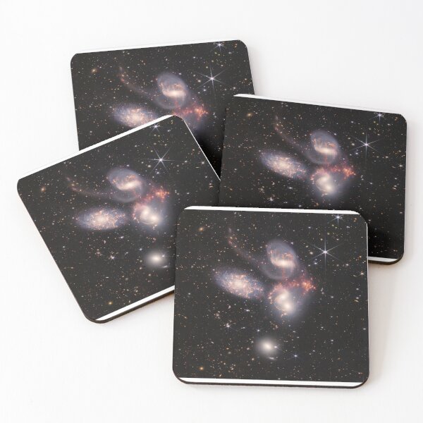 Artikelvorschau, James Webb-Weltraumteleskop Stephans Quintett Astrofotografie entworfen und verkauft von PaintLabs.