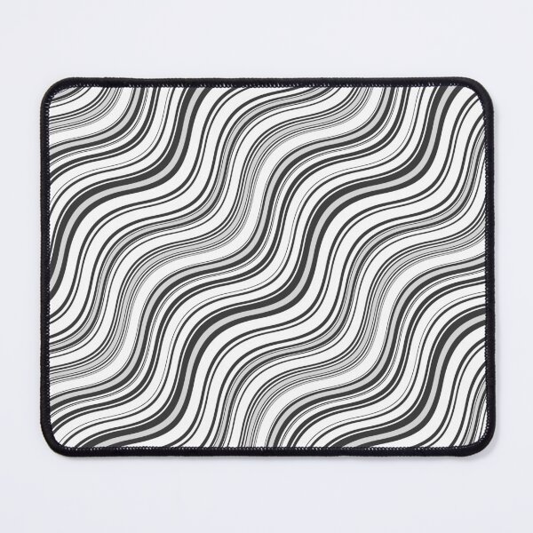 Item preview, Black and White Squiggle Waves designed and sold by BeJolley.