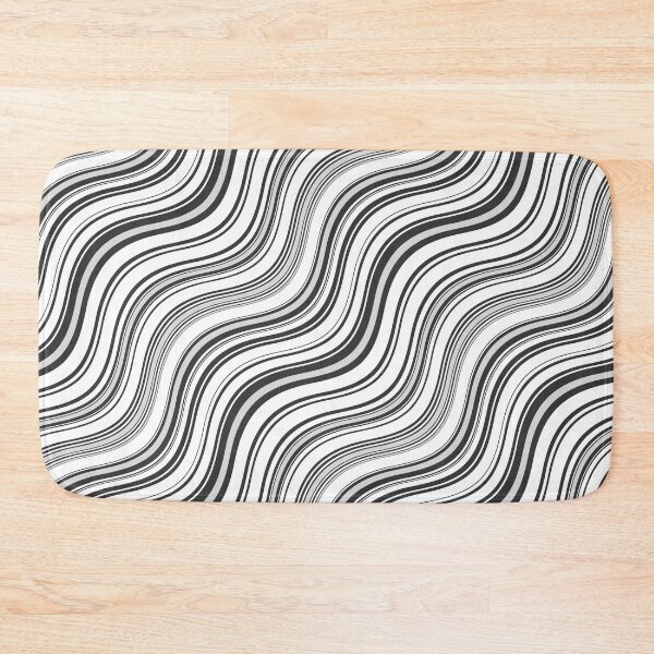Item preview, Black and White Squiggle Waves designed and sold by BeJolley.