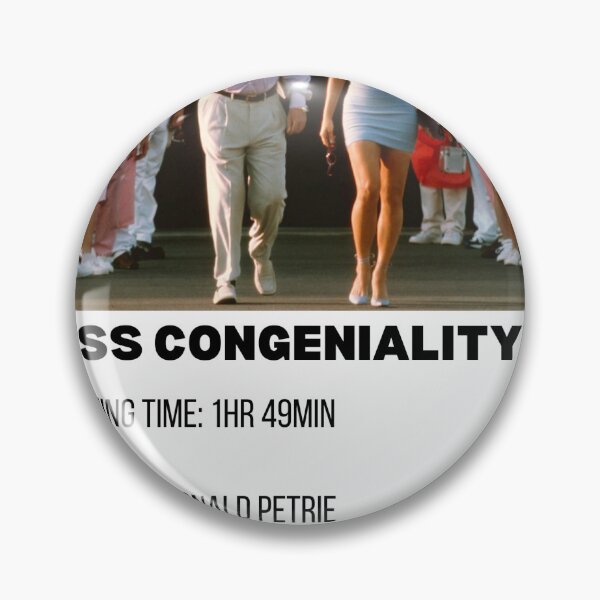 Item preview, Miss Congeniality Minimalist Movie Poster  designed and sold by mtobi12.