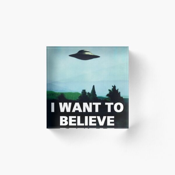 X FILES Acrylic Block