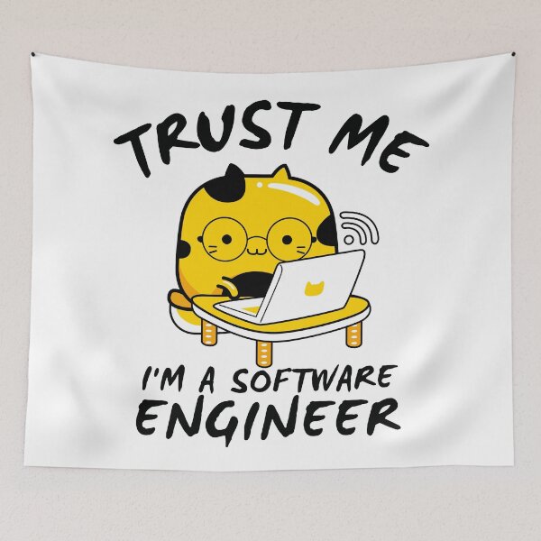 Item preview, trust me i am a software engineer designed and sold by marunstudio.