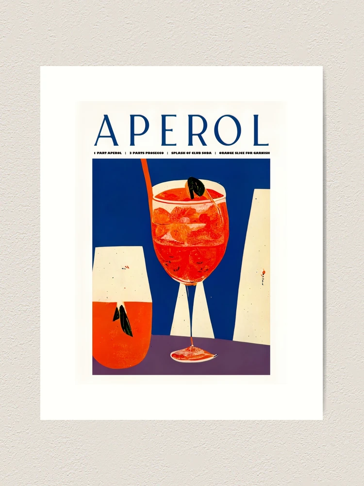 [PSTR Studio] Aperol Spritz アートポスター Elin PK - Aperol Spritz | PSTR studio