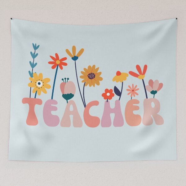 Item preview, Teacher Wild Flowers designed and sold by BronikowskiART.