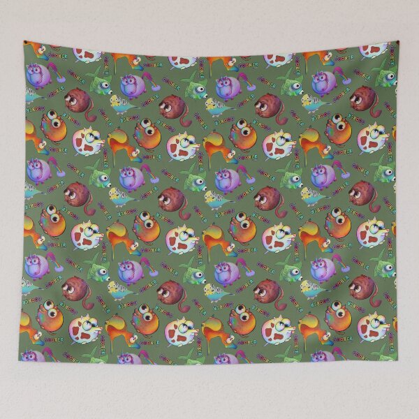 Item preview, The Goober Gang Pattern (Green) designed and sold by GooberAdventure.