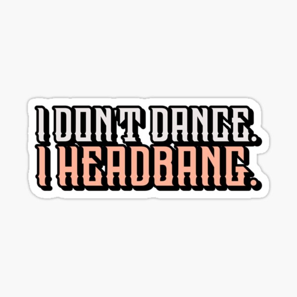Artikel-Vorschau von Ich tanze nicht mit Headbang-PulloverHoodie, designt und verkauft von denissebla.