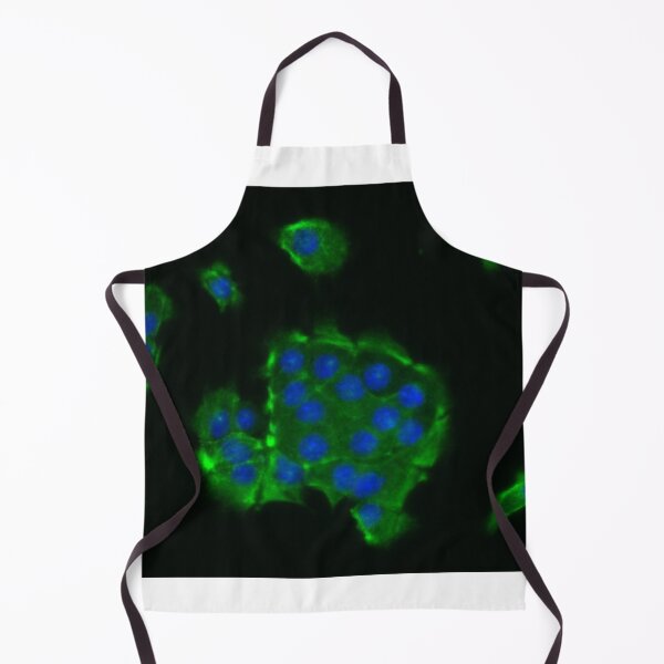 Item preview, Neon green cells and blue nuclei designed and sold by ArtByScience.