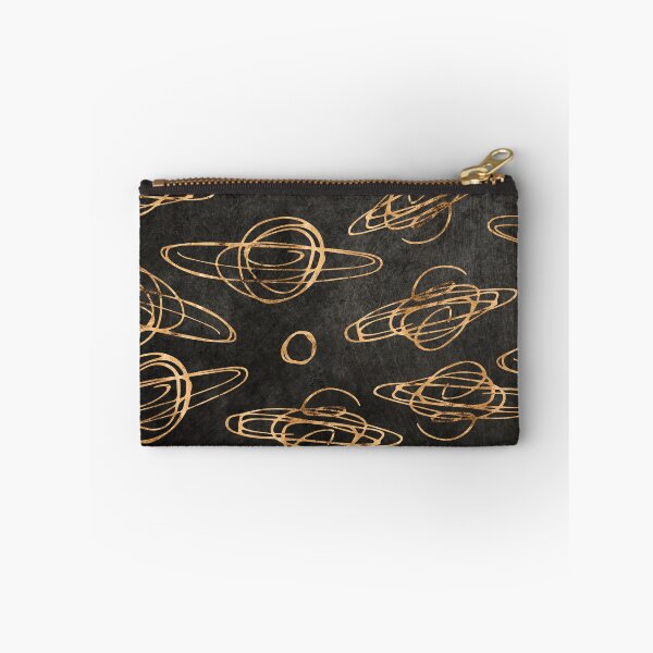 Item preview, Golden-Hues Hand Drawn Planets Pattern In Orbit  designed and sold by DEC02.