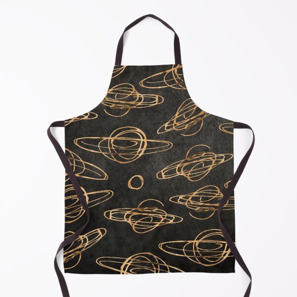 Item preview, Golden-Hues Hand Drawn Planets Pattern In Orbit designed and sold by DEC02.