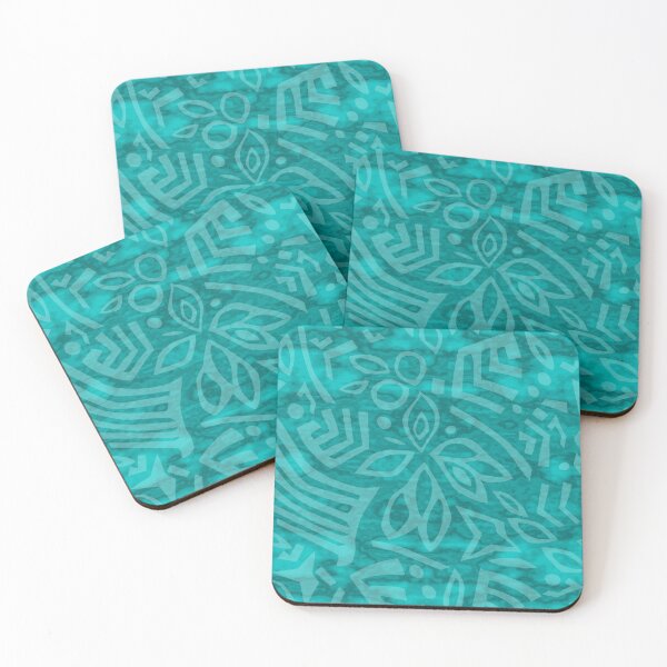 Artikelvorschau, Powerdance Teal Batik Repeat 5748 entworfen und verkauft von Art in My Loft.
