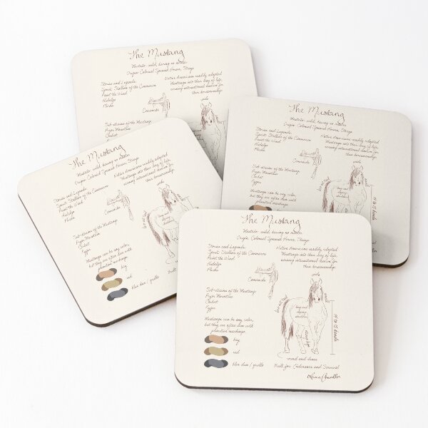 Item preview, Mustang Horse Nature Study designed and sold by Lauren  Chandler.