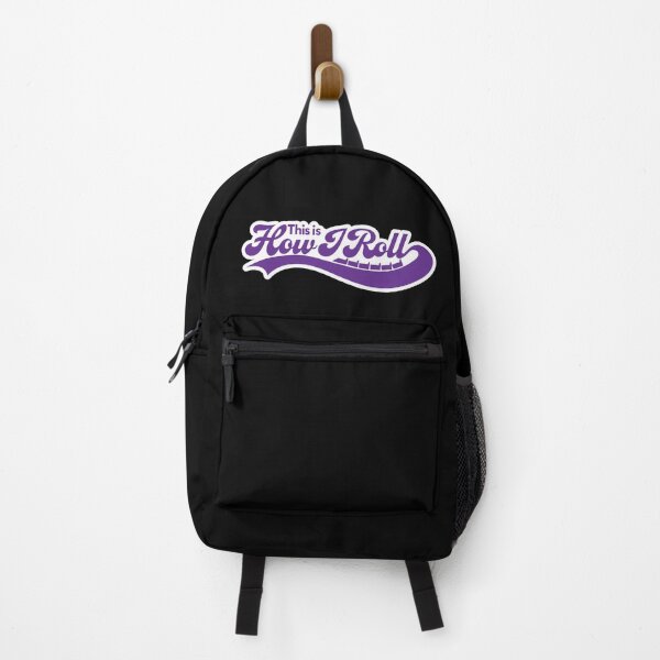 Item preview, This is How I Roll(er coaster) Purple designed and sold by Thrilltography.