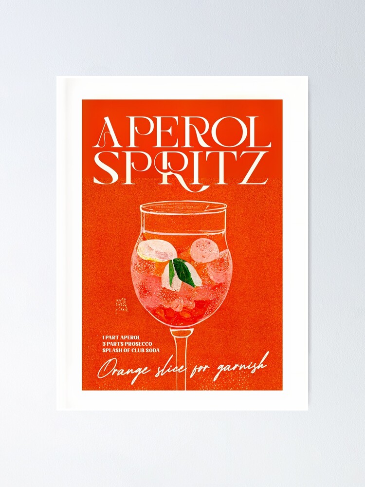 [PSTR Studio] Aperol Spritz アートポスター Elin PK - Aperol Spritz | PSTR studio