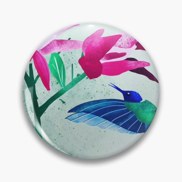 Item preview, Spring Hummingbirds designed and sold by Nafisa Hutchins.
