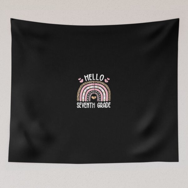 Item preview, Hello Seventh Grade Shirt Teacher Student Kid Back To School Zip Hoodie designed and sold by AglerMiles.