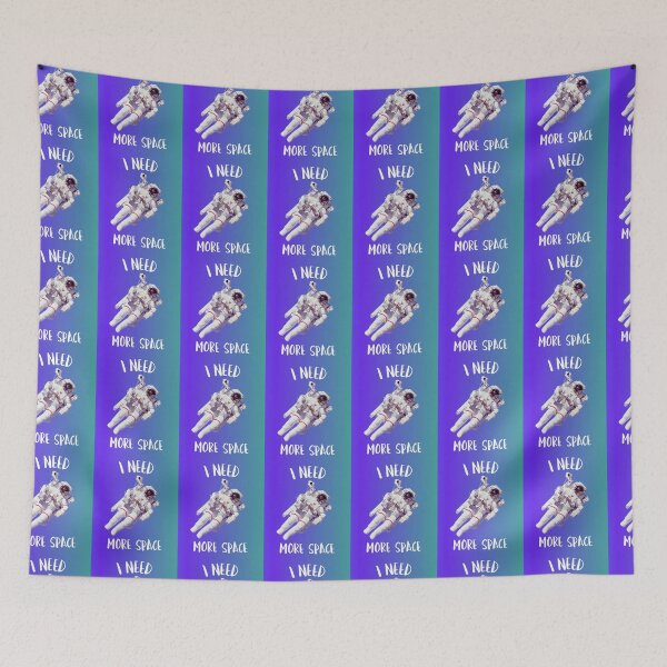 Item preview, I Need More Space Astronaut  designed and sold by ArtMeetsPizza.
