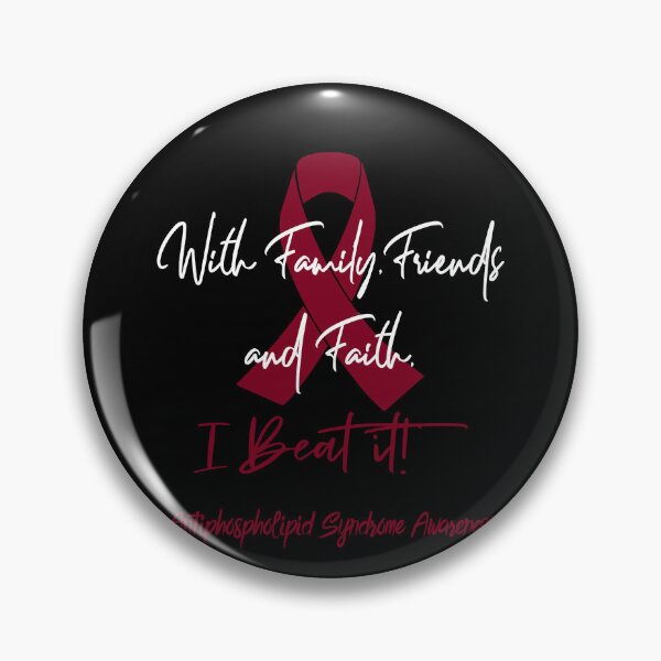 Item preview, Antiphospholipid Syndrome Warrior - With Family, Friends, and Faith - I BEAT IT! designed and sold by Robbsyn.