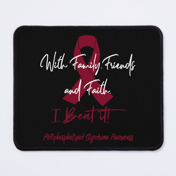 Item preview, Antiphospholipid Syndrome Warrior - With Family, Friends, and Faith - I BEAT IT! designed and sold by Robbsyn.