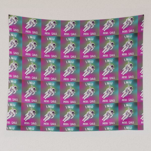 Item preview, I Need More Space Astronaut  designed and sold by ArtMeetsPizza.