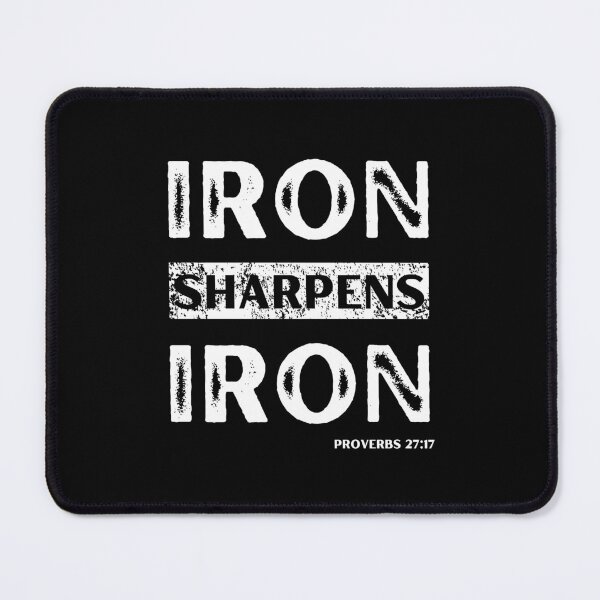 Item preview, Iron Sharpens Iron Proverbs 27:17 Bible Verse designed and sold by appareltolove.