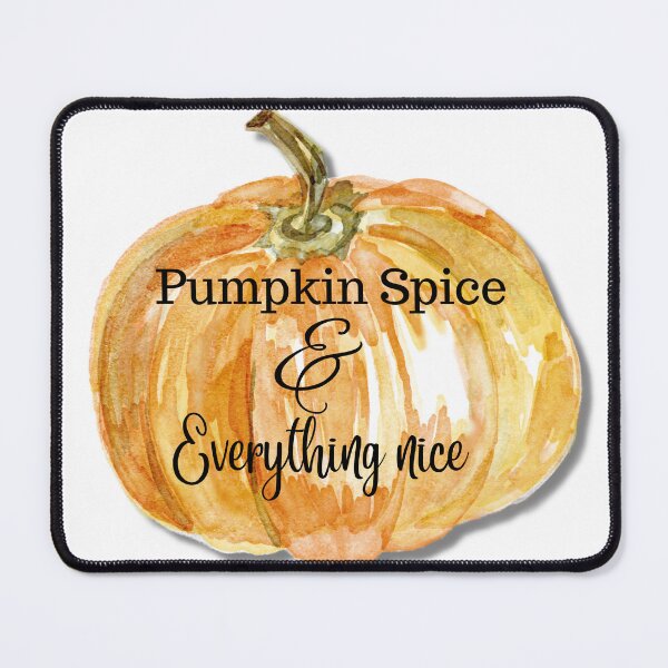 Item preview, Pumpkin spice & everything nice fall pumpkin watercolor tshirt, sticker, mug. Cup designed and sold by Paintingladycat.