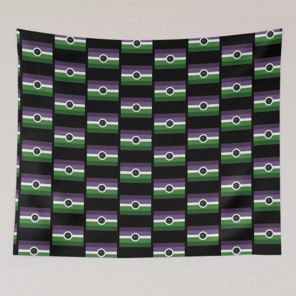 Aperçu de l'œuvre Drapeau Voidpunk Staring Eyeball créée et vendue par seraphmars.