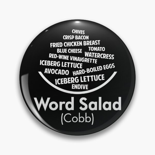 Item preview, Word Salad Cobb designed and sold by twHistory.
