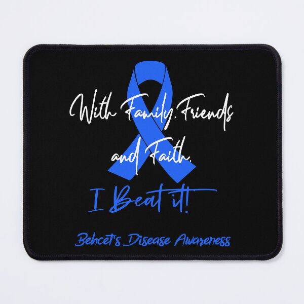 Item preview, Behcet's Disease Warrior - With Family, Friends, and Faith - I BEAT IT! designed and sold by Robbsyn.