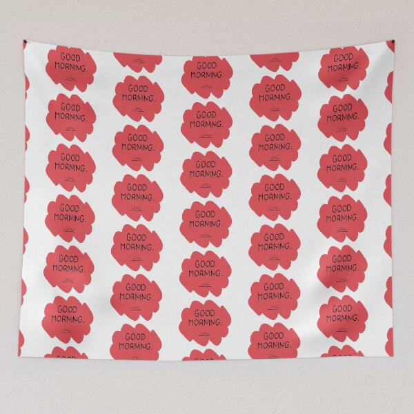 Item preview, Red GOOD MORNING.  designed and sold by EUREKA 4U.