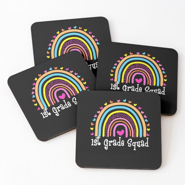 Item preview, Hello Team 1st Grade Squad Back to School Teacher Rainbow T-Shirt designed and sold by AglerMiles.