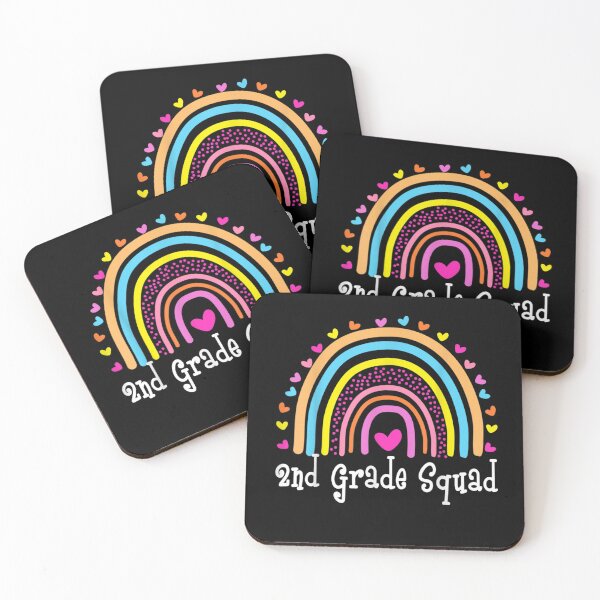 Item preview, Hello Team 2nd Grade Squad Back to School Teacher Rainbow T-Shirt designed and sold by AglerMiles.