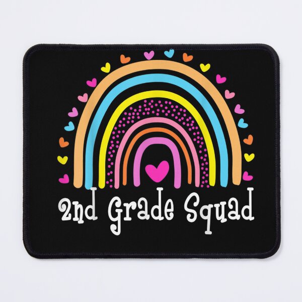 Item preview, Hello Team 2nd Grade Squad Back to School Teacher Rainbow T-Shirt designed and sold by AglerMiles.