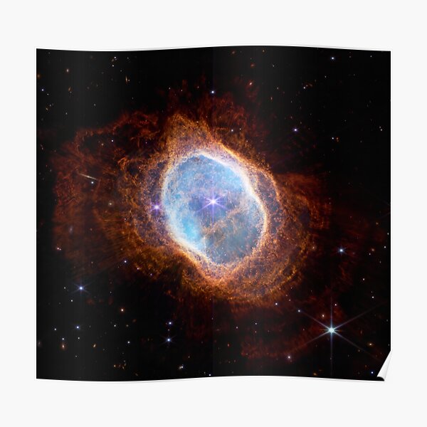 James Webb Space Telescope Southern Ring Nebula Poster