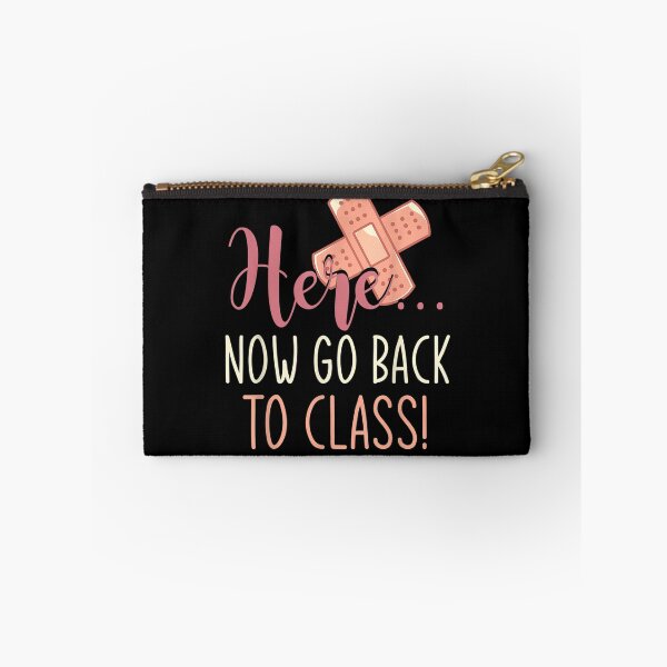 Item preview, Here Now Go Back To Class Nursing Funny School Nurse T-Shirt designed and sold by BrumerAdler.