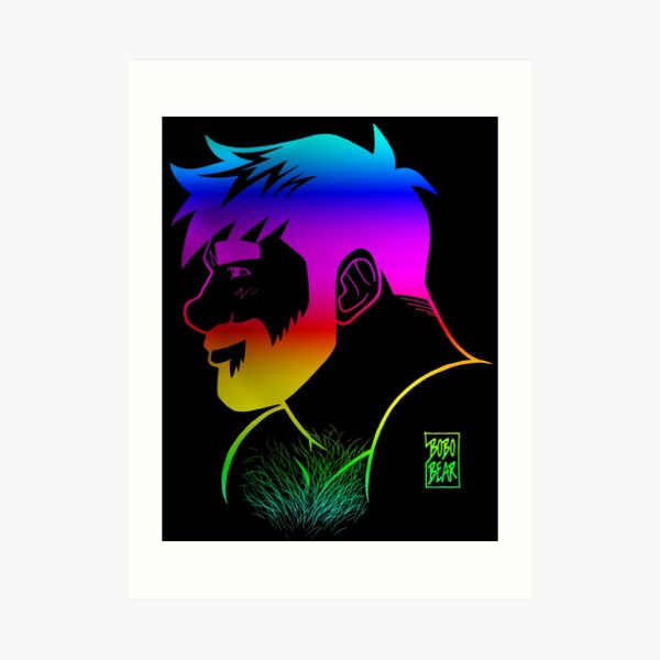 ADAM LIKES RAINBOWS - GAY PRIDE Art Print
