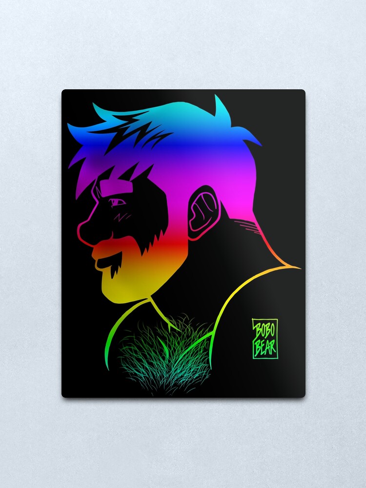 Alternate view of ADAM LIKES RAINBOWS - GAY PRIDE Metal Print