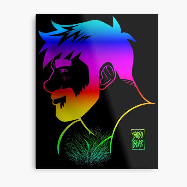 ADAM LIKES RAINBOWS - GAY PRIDE Metal Print
