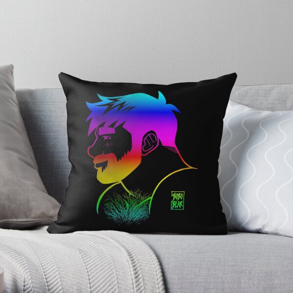 ADAM LIKES RAINBOWS - GAY PRIDE Throw Pillow