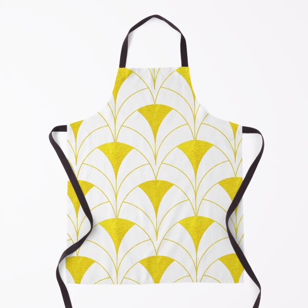 Item preview, Contemporary Art Deco Pattern In Yellow And White designed and sold by DEC02.