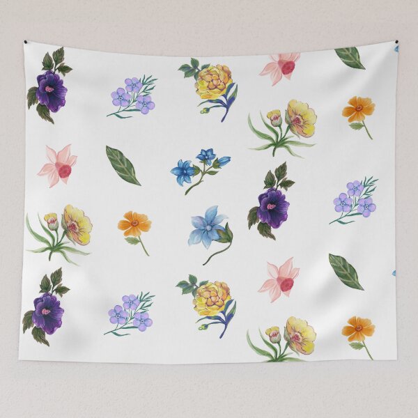 Item preview, Watercolor Mixed Flowers designed and sold by silviaol.