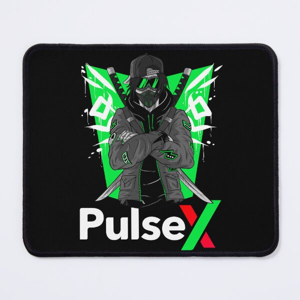 Item preview, PulseX PLSX Crypto Logo Hex Pulse designed and sold by design880.