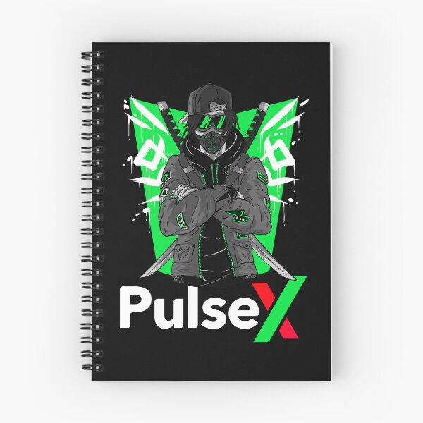 Item preview, PulseX PLSX Crypto Logo Hex Pulse designed and sold by design880.