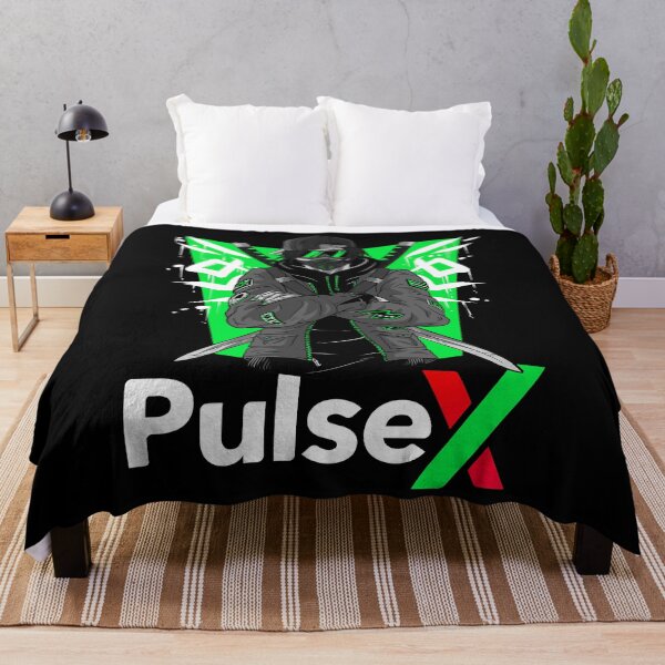 Item preview, PulseX PLSX Crypto Logo Hex Pulse designed and sold by design880.