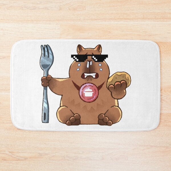 Item preview, Capybara Holding Potato  designed and sold by Mino Shop.