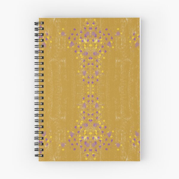 Item preview, Mustard And Purple Splatter Textured Centered Dotted Semless Pattern designed and sold by Designs By YL.