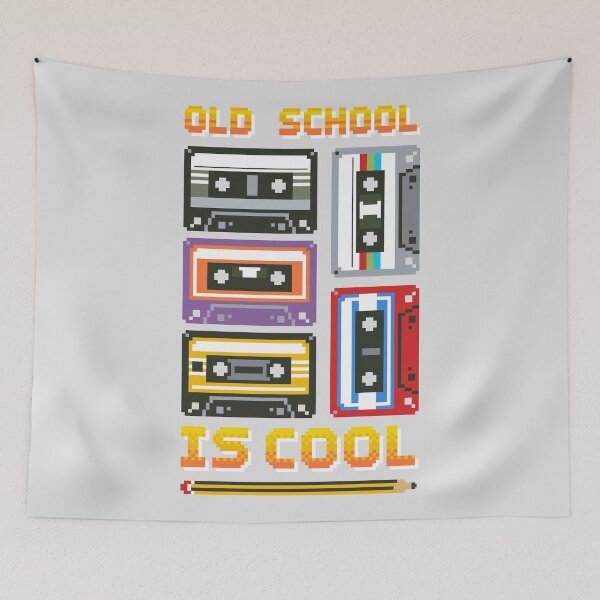 Item preview, Old School is Cool - Cassettes - Pixel Style designed and sold by cloudsfactory.