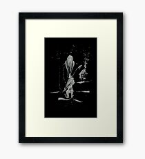 Brush and Ink - 0161 - Grandmother's House Framed Print