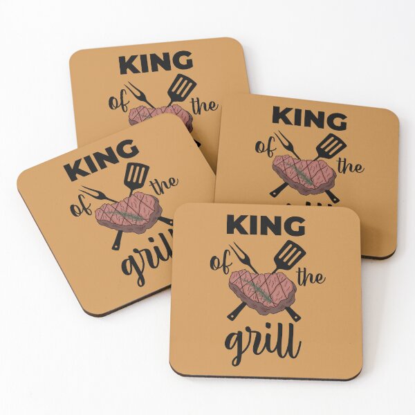 Item preview, King Of The Grill, Funny Novelty BBQ Barbecue , Barbecue Gift designed and sold by DesignHouse07.